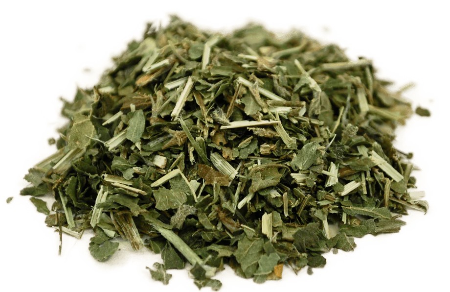 Dried stinging nettle leaf. Nettle tea.