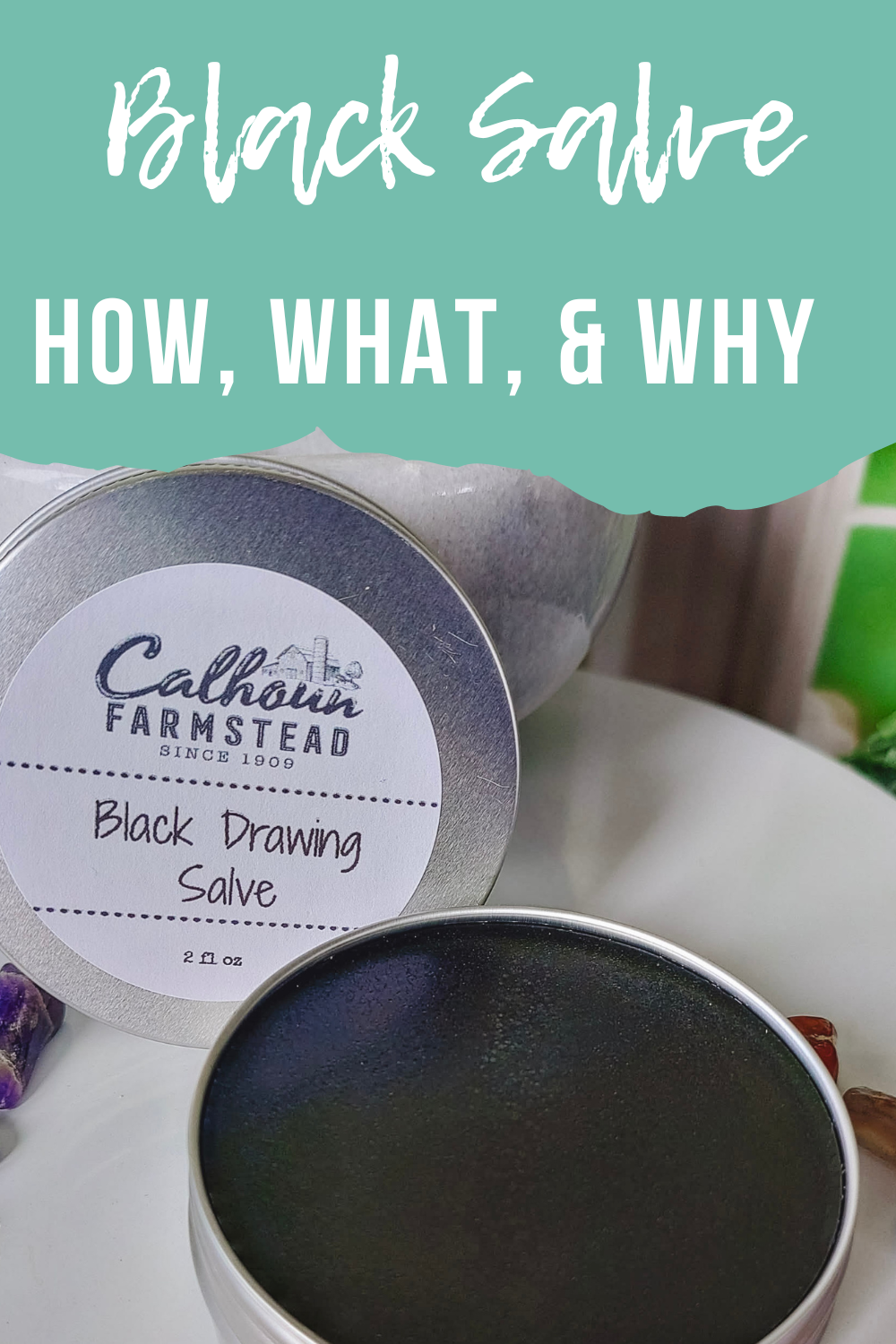 🖤 Black Drawing Salve: The How, What, & Why