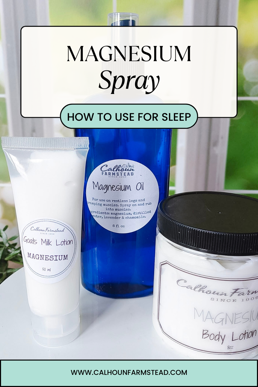 🌙 How to Use Magnesium Spray for Better Sleep (A Natural Nighttime Routine)