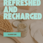 Spring self care refresh. Feel recharged with floral scented soaps and lotions